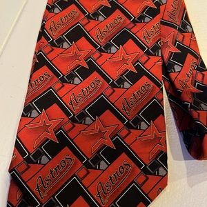 Houston Astros Silk Tie, baseball